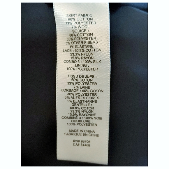 Rebecca Taylor A-Line Tweed and Lace Mini Dress - Picture 7 of 8